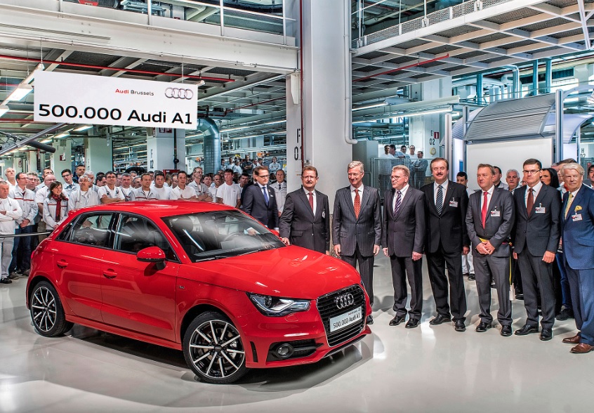 Audi comemora produção de 500 mil