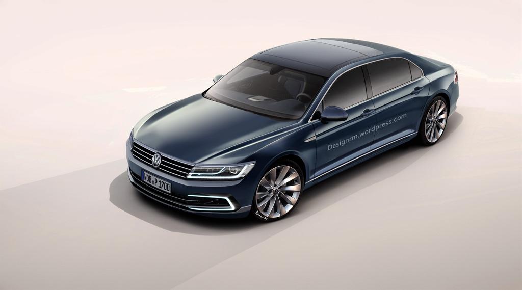 Next generation Volkswagen Phaeton render